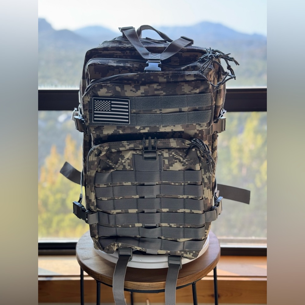 Digital Camouflage Tactical Backpack